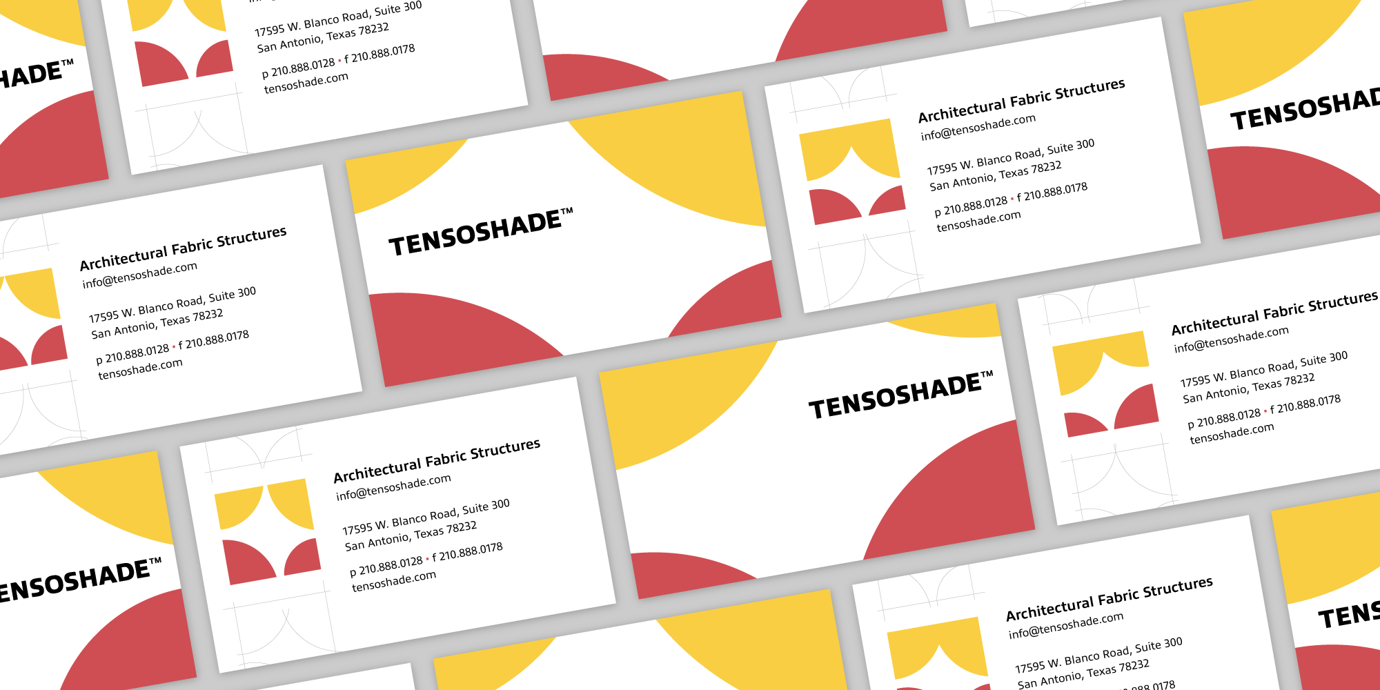Tensoshade business cards