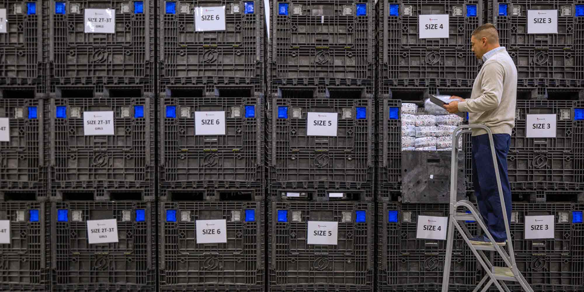 Warehouse pallets