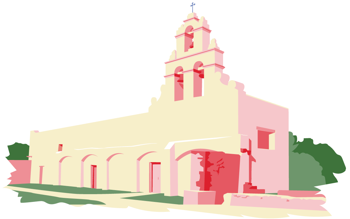 Illustration of Mission San Juan