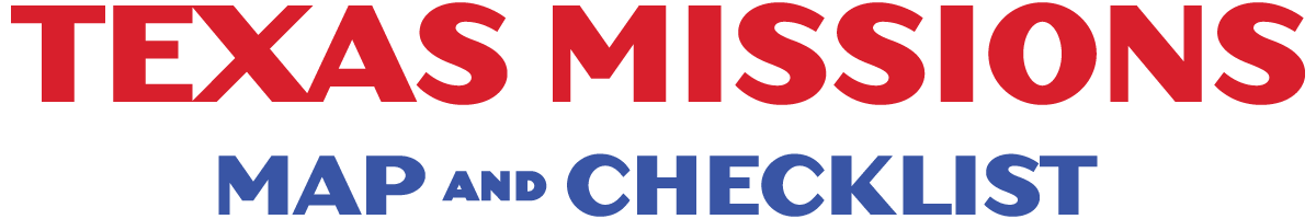 Texas Missions: Map and Checklist
