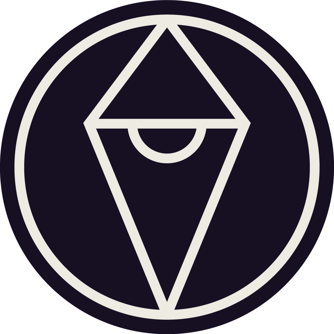 Kanaju's channel icon, a sleepy Atlas-like diamond